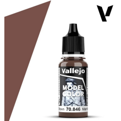 Peinture Vallejo Model Color : Mahogany Brown - Marron Caoba