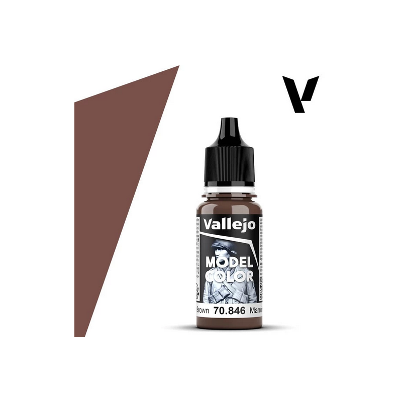 Peinture Vallejo Model Color : Mahogany Brown - Marron Caoba Peinture Vallejo Model Color : Mahogany Brown - Marron Caoba