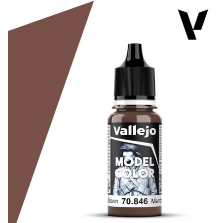 Peinture Vallejo Model Color : Mahogany Brown - Marron Caoba