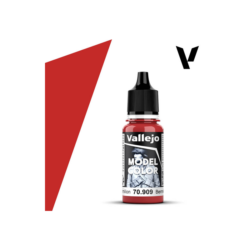 Peinture Vallejo Model Color : Vermilion - Bermellon Peinture Vallejo Model Color : Vermilion - Bermellon