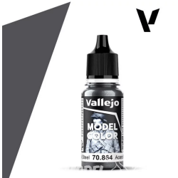 Peinture Vallejo Model Color : Natural Steel - Acero Natural