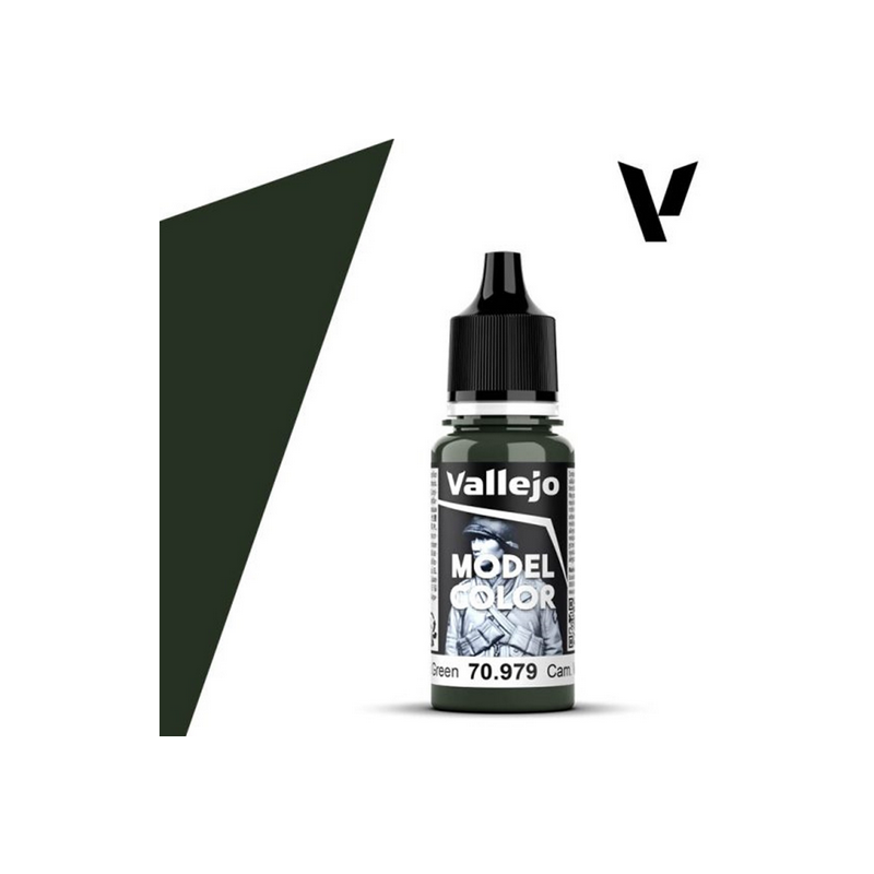 Peinture Vallejo Model Color : Cam. Dark Green - Cam. Verde Oscuro Peinture Vallejo Model Color : Cam. Dark Green - Cam. Verde Oscuro