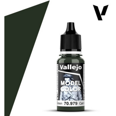 Peinture Vallejo Model Color : Cam. Dark Green - Cam. Verde Oscuro