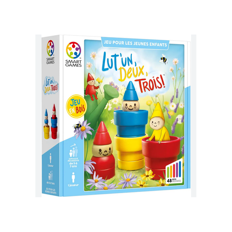 Jeux Smart Games - Lut'Un, Deux, Trois ! Jeux Smart Games - Lut'Un, Deux, Trois !