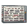 Puzzle Eurographics :  Locomotives à vapeur - 1000 Pièces