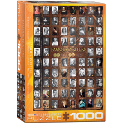 Puzzle Eurographics : Célèbres Ecrivains - 1000 Pièces