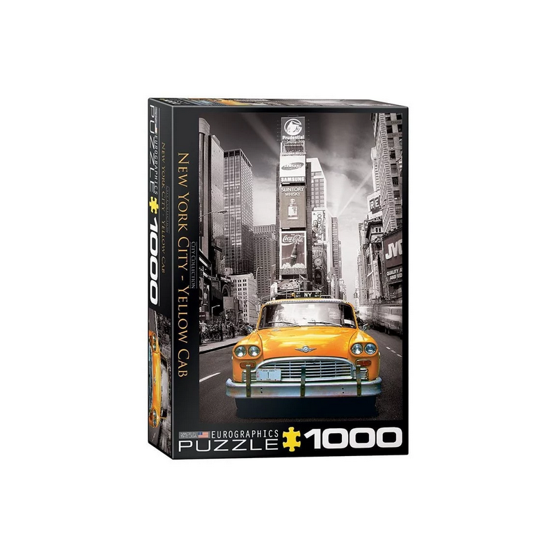 Puzzle Eurographics : New York City, Yellow Cab - 1000 Pièces