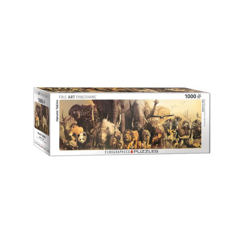 Puzzle Eurographics Panoramique : Arche de Noé - 1000 Pièces Puzzle Eurographics Panoramique : Arche de Noé - 1000 Pièces
