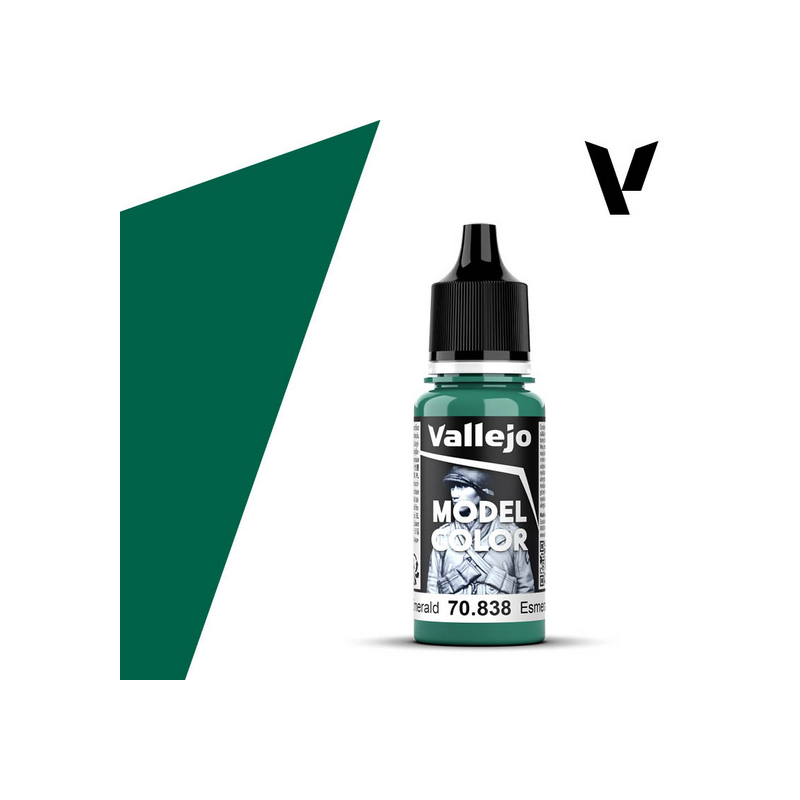 Peinture Vallejo Model Color : Emerald - Esmeralda Peinture Vallejo Model Color : Emerald - Esmeralda