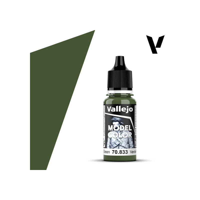 Peinture Vallejo Model Color : Ferm Green - Verde Helecho Peinture Vallejo Model Color : Ferm Green - Verde Helecho