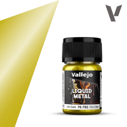 Peinture Vallejo Liquid Metal : Old Gold - Oro Viejo