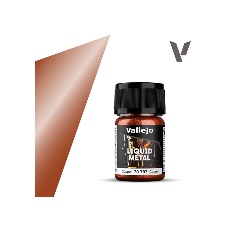 Peinture Vallejo Liquid Metal : Copper - Cobre