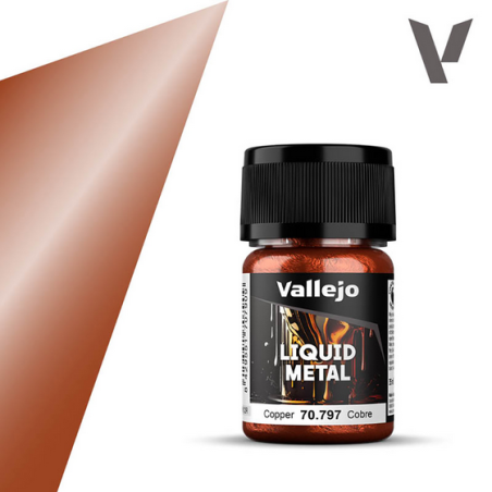 Peinture Vallejo Liquid Metal : Copper - Cobre