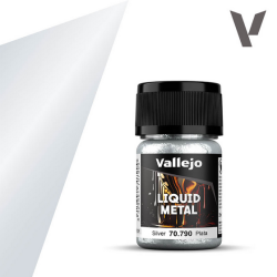 Peinture Vallejo Liquid Metal : Silver - Plata