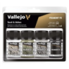 Diorama Effects Set Vallejo : Suie & Cendres set - Soot & Ashes set