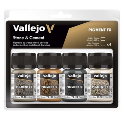 Diorama Effects Set Vallejo : Pierre & Ciment set - Stone & Cement set
