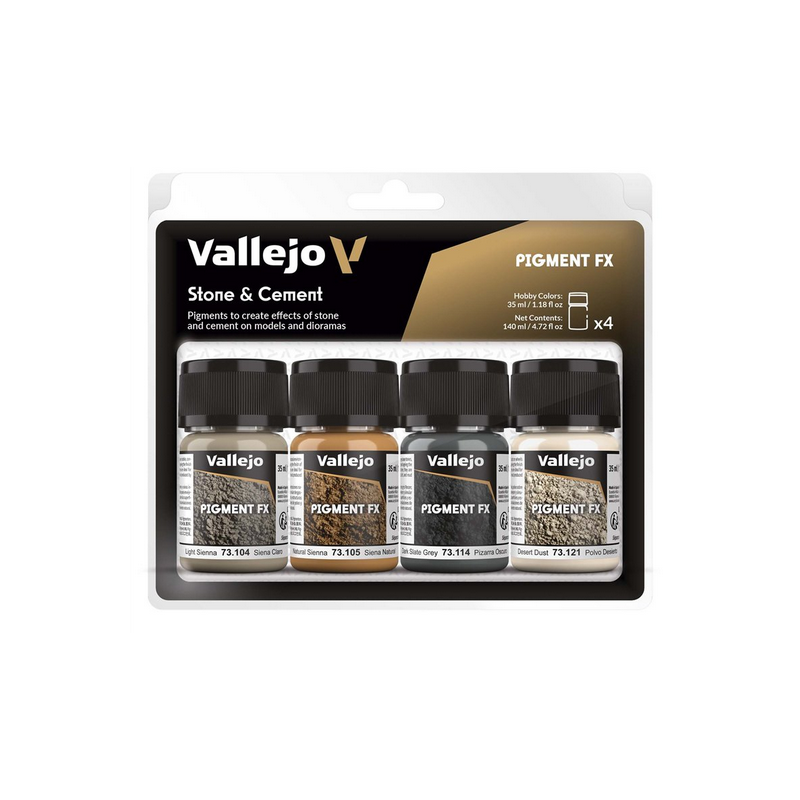 Diorama Effects Set Vallejo : Pierre & Ciment set - Stone & Cement set Diorama Effects Set Vallejo : Pierre & Ciment set - Stone & Cement set