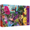 Puzzle Trefl - L'heure du thé Premium Plus : Jardin des colibris - 1000 pièces
