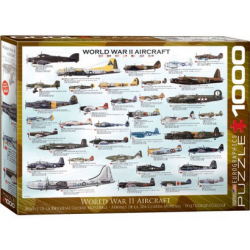 Puzzle Eurographics : Avion de la Seconde Guerre mondiale - 1000 Pièces