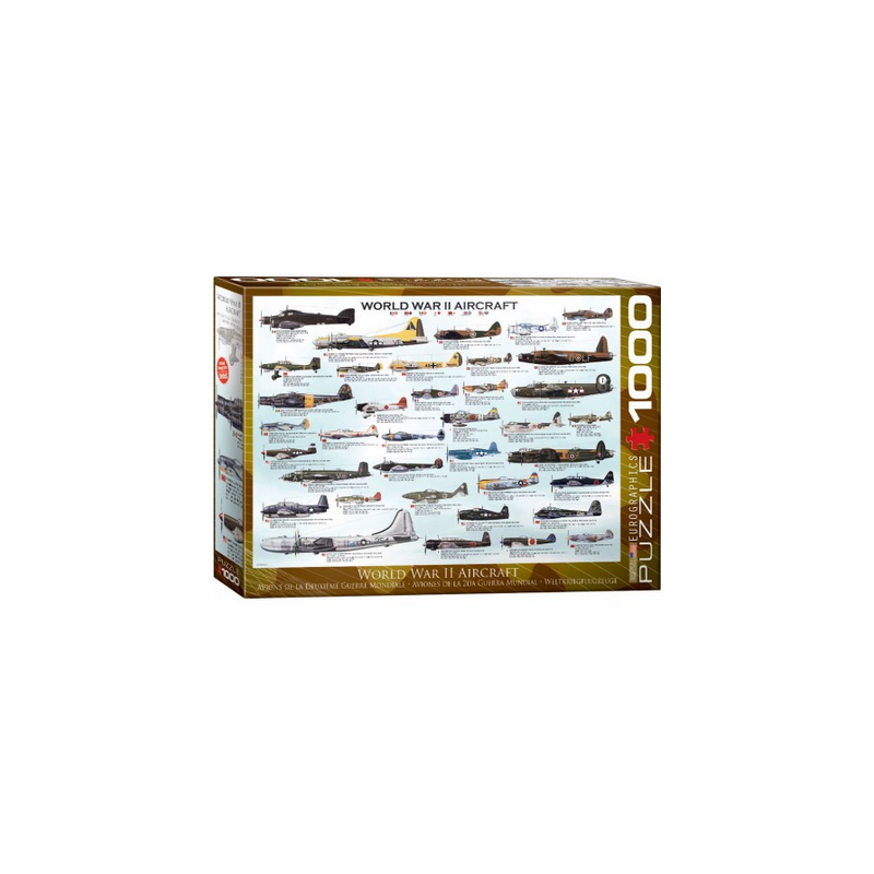 Puzzle Eurographics : Avion de la Seconde Guerre mondiale - 1000 Pièces