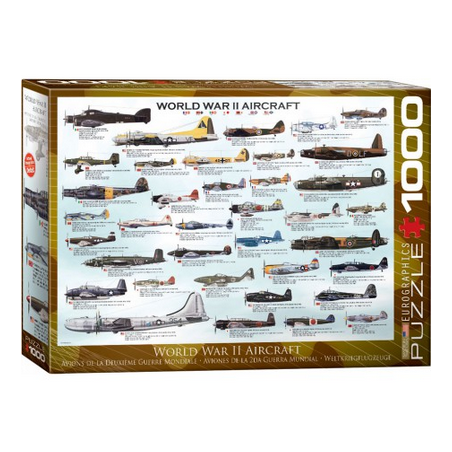 Puzzle Eurographics : Avion de la Seconde Guerre mondiale - 1000 Pièces