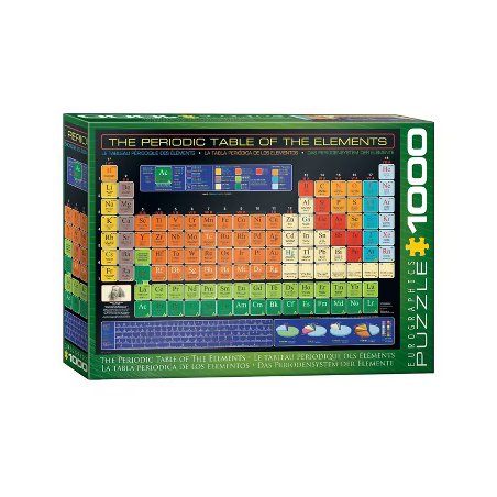 Puzzle Eurographics : Tableau périodique des éléments - 1000 Pièces