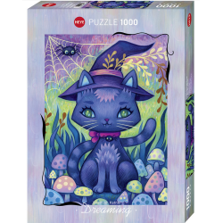 Puzzle : Dreaming Witch Cat - 1000 Pièces
