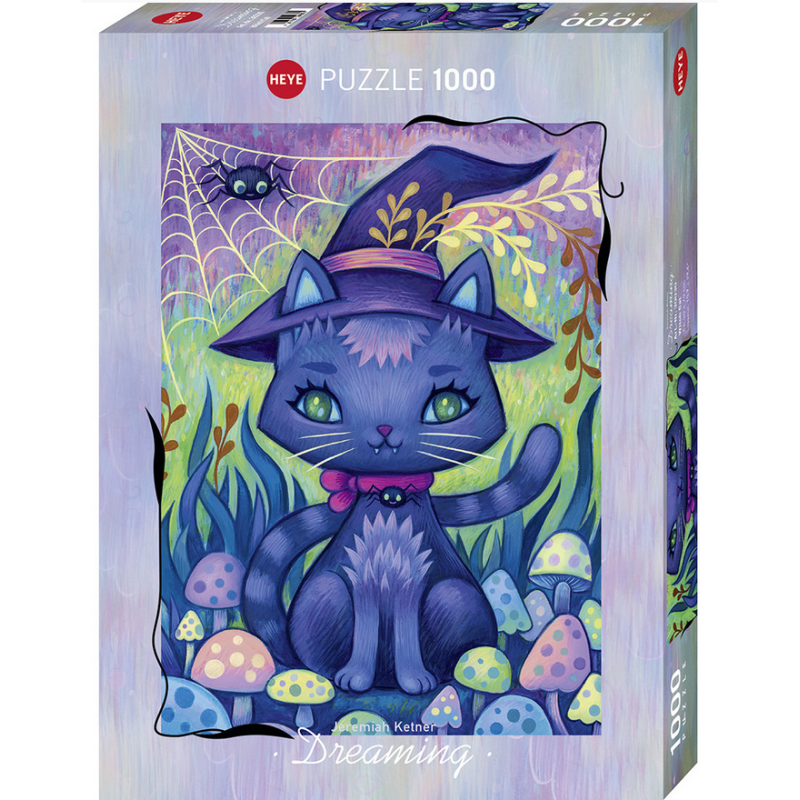 Puzzle : Dreaming Witch Cat - 1000 Pièces