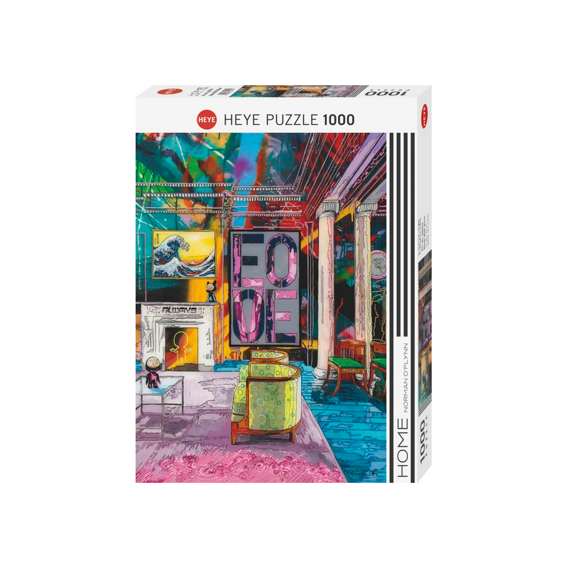Puzzle Heye : Home Room with Wave - 1000 Pièces Puzzle Heye : Home Room with Wave - 1000 Pièces
