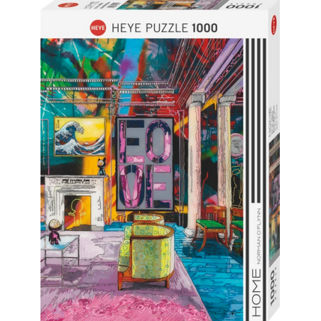 Puzzle Heye : Home Room with Wave - 1000 Pièces