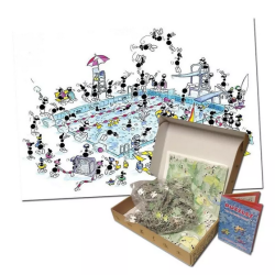 Puzzle Delle Formiche : Piscine, Fabio Vettori - 540 Pièces