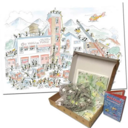 Puzzle Delle Formiche : Pompiers, Fabio Vettori - 540 Pièces