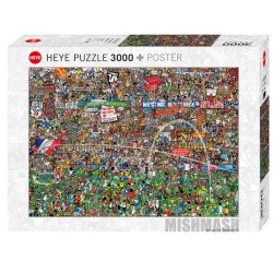 Puzzle Heye : Alex Bennett : Football History - 3000 Pièces