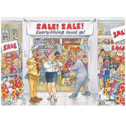 Puzzle Wasgij : Everything Must Go ! - 1000 Pièces