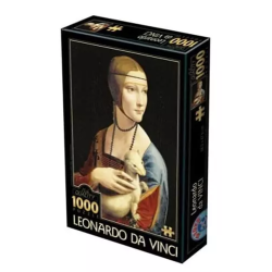 Puzzle :  Leonard de Vinci : La Dame à l'Hermine - 1000 Pièces