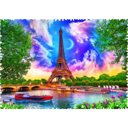 Puzzle Crazy Shapes - Ciel de Paris - 600 Pièces