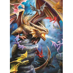 Puzzle Eurographics :  Anne Stokes : Clan de Dragons - 1000 Pièces