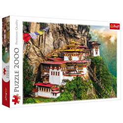 Puzzle Trefl - Nid du Tigre : Boutan - 2000 Pièces