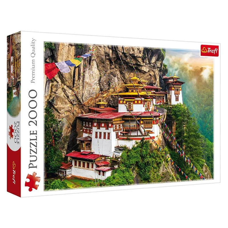 Puzzle Trefl - Nid du Tigre : Boutan - 2000 Pièces