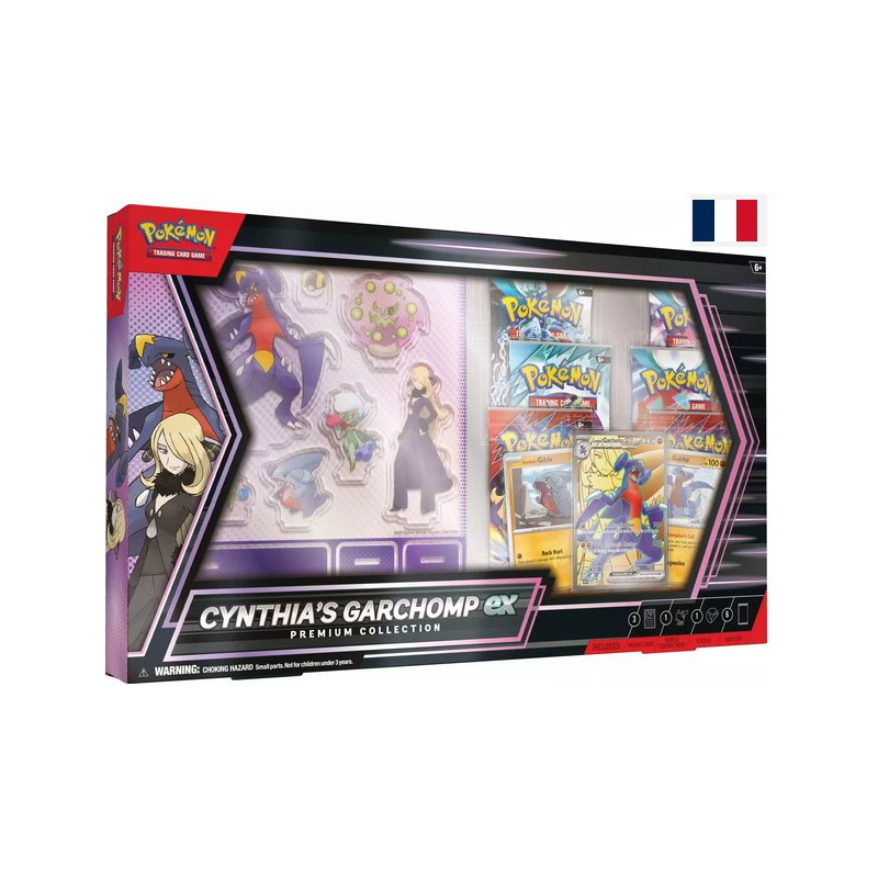 Pokémon : Coffret Collection Premium : Carchacrok de ex Cynthia Pokémon : Coffret Collection Premium : Carchacrok de ex Cynthia