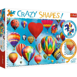 Puzzle Crazy Shapes - Montgolfière - 600 Pièces