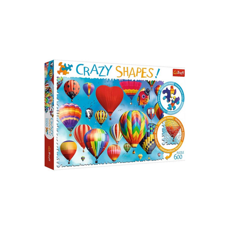 Puzzle Crazy Shapes - Montgolfière - 600 Pièces Puzzle Crazy Shapes - Montgolfière - 600 Pièces
