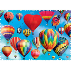 Puzzle Crazy Shapes - Montgolfière - 600 Pièces