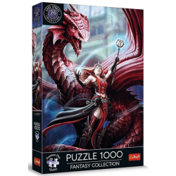 Puzzle Trefl : Dragon rouge - 1000 Pièces