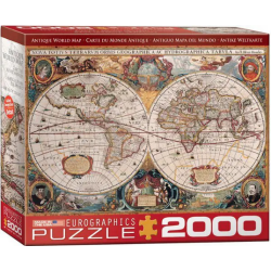 Puzzle Eurographics : Antique World Map - 2000 Pièces