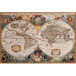 Puzzle Eurographics : Antique World Map - 2000 Pièces