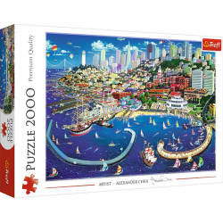 Puzzle Trefl :  Baie de San Francisco - 2000 Pièces