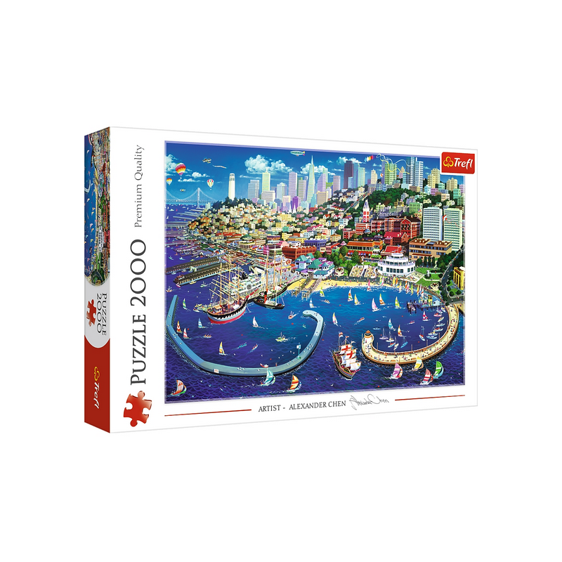 Puzzle Trefl : Baie de San Francisco - 2000 Pièces Puzzle Trefl : Baie de San Francisco - 2000 Pièces