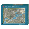 Puzzle Heye : Ville de la Pop : Map Art - 2000 Pièces