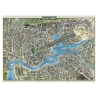 Puzzle Heye : Ville de la Pop : Map Art - 2000 Pièces